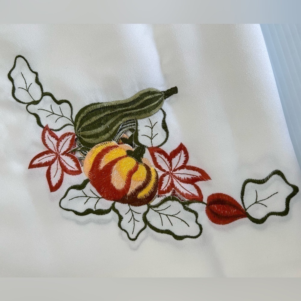 Xia Home Large Tablecloth Harvest pumpkin patch october fest fall halloween - Picture 6 of 10